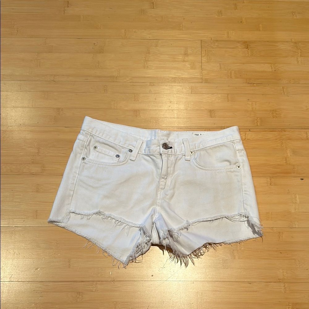 Tag & bone White Denim Shorts